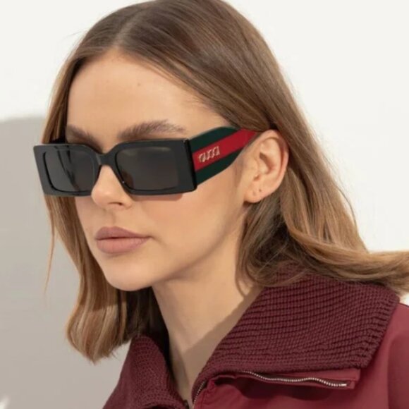 NEW GUCCI GG1860S 003 BURGUNDY/BLUE UNISEX SUNGLASSES GUCCI - Picture 5 of 12